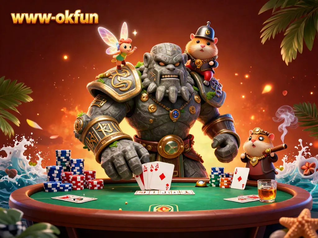 Experience thrilling poker action with www-okfun as magical characters bring the game to life.