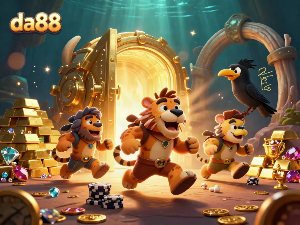 Experience thrilling gaming at da88's prehistoric casino with vibrant treasures and action.