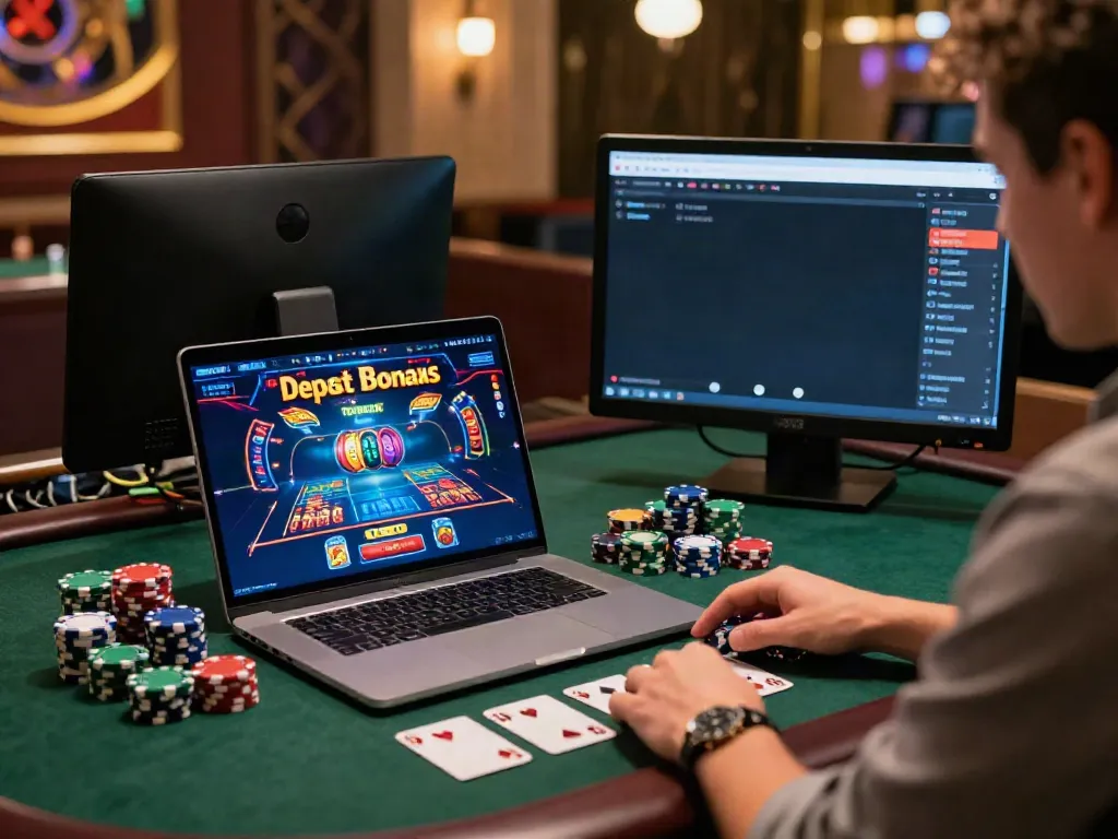 Exciting casino gaming experience showcasing Casino sans Depot bonuses with vibrant graphics and engaging atmosphere.