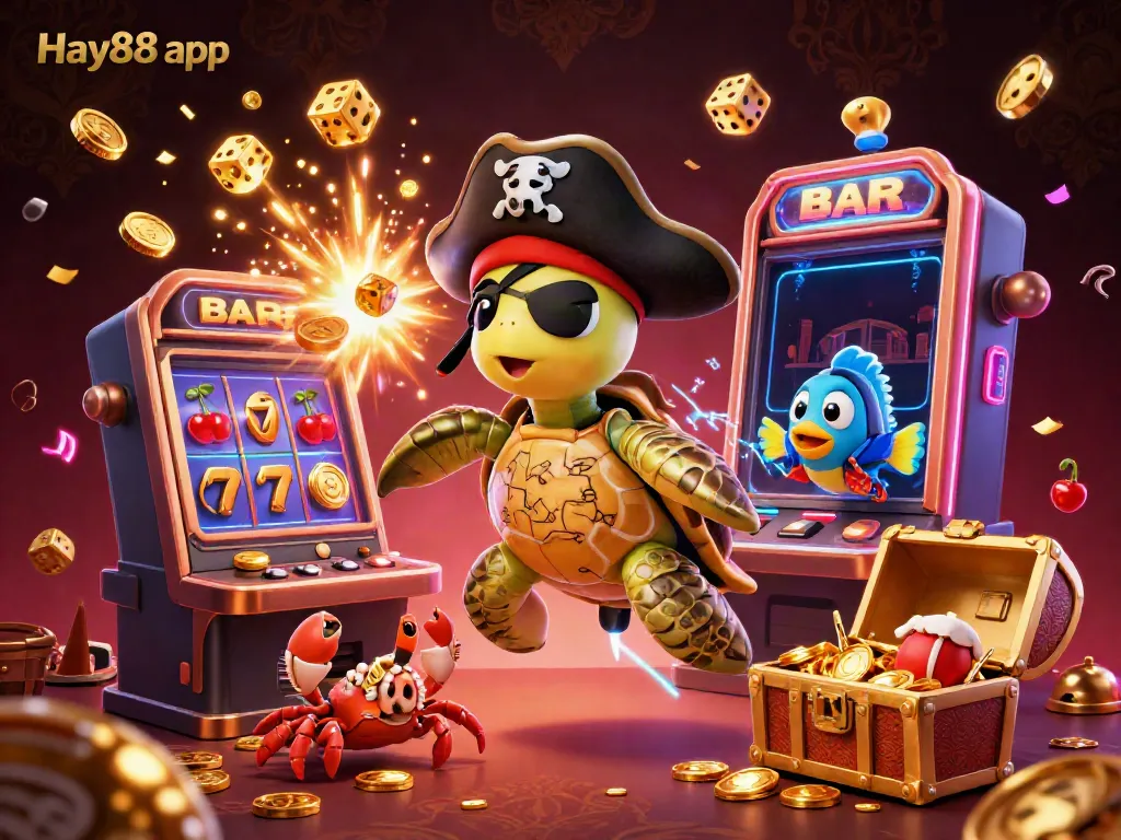 Experience the Hay88 app with dynamic gambling action featuring colorful symbols and thrilling animations.