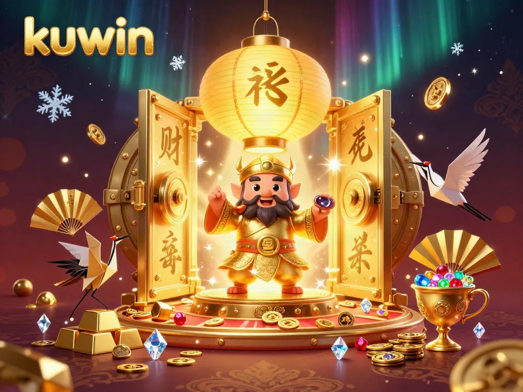 Kuwin brings alive a vibrant casino atmosphere, showcasing engaging characters and golden treasures.