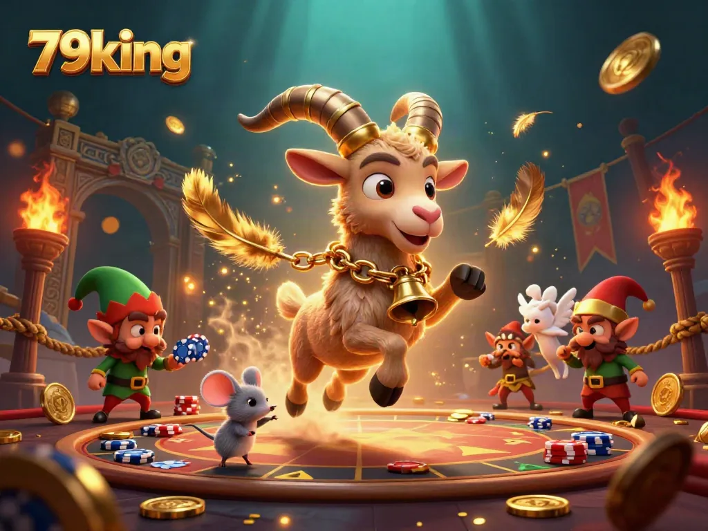 Experience the excitement at 79king's holiday-horror casino with vibrant characters and dynamic gambling elements.