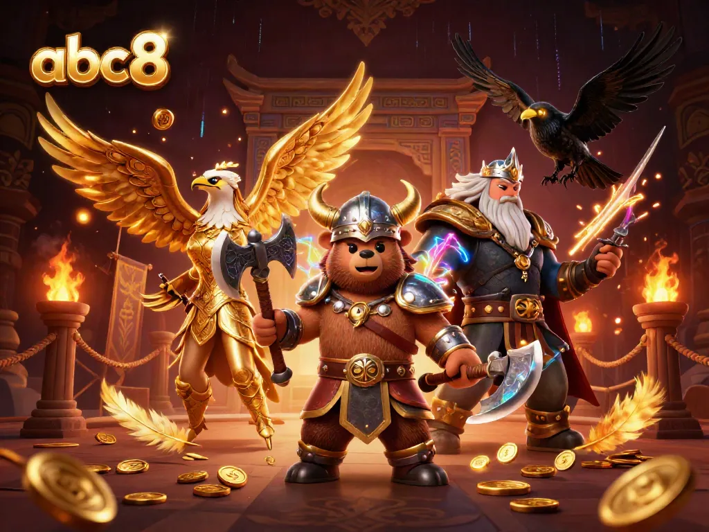 Experience thrilling victories at abc8 online casino with captivating gaming elements and vibrant characters.