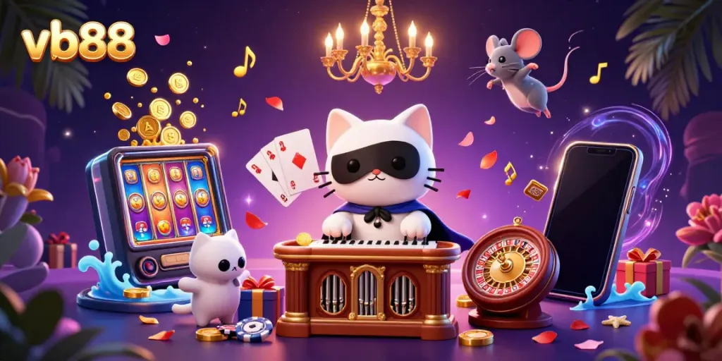 Experience the thrill of vb88 casino gaming with dynamic 3D characters and vibrant scenes.