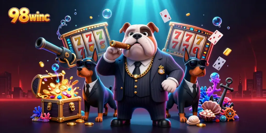 Win big with exciting 98winc casino action featuring a boss bulldog and dynamic game elements.