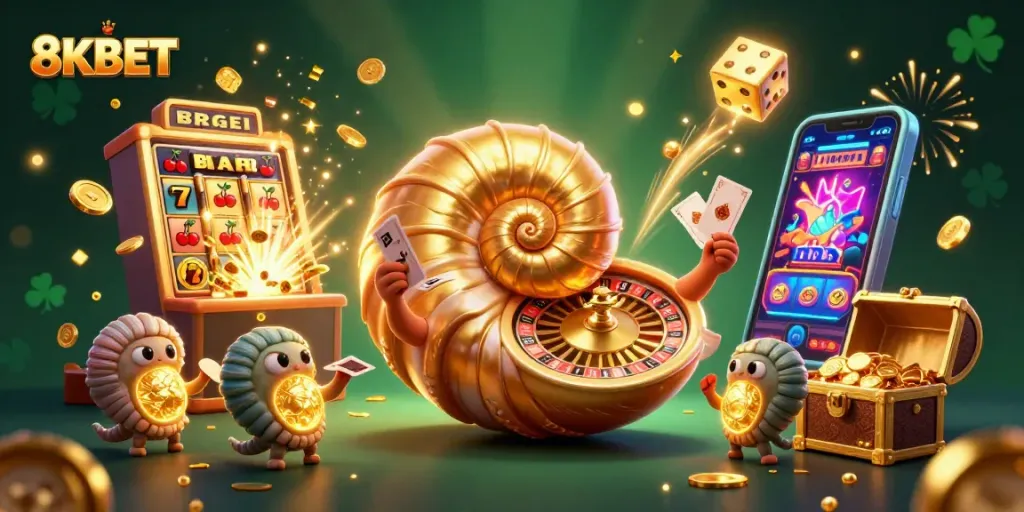 Experience thrilling gameplay at 8KBET with vibrant slots and a dynamic casino atmosphere.